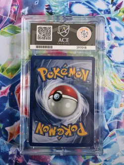 Poliwrath 13/102 Pokemon Base Set Holo Rare English 1999 Ace Grading 4 - Image 2