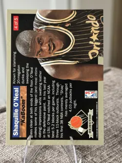 1992-93 Fleer Ultra - Rejector Shaquille O'Neal #4 (RC) - Image 2