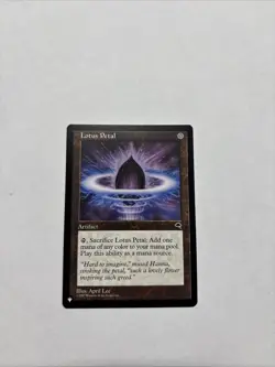 MTG Magic the Gathering Lotus Petal Tempest the List - Image 1