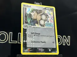 Nuzleaf 39/100 EX Crystal Guardians Holo Stamped Pokemon Card - Image 4