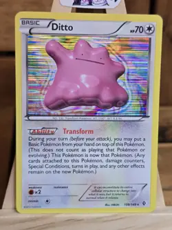 Ditto 108/149 Boundaries Crossed Holo Rare Pokemon Card - Image 2