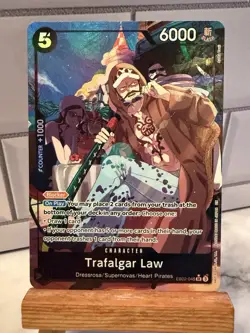 Trafalgar Law EB02-045 Alternate Art Anime 25th Collection One Piece Card Englis - Image 1