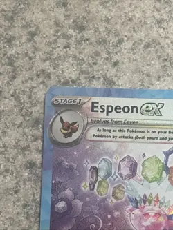Pokemon TCG Espeon EX Prismatic Evolutions Holo Card 155/131 Near Mint Condition - Image 4