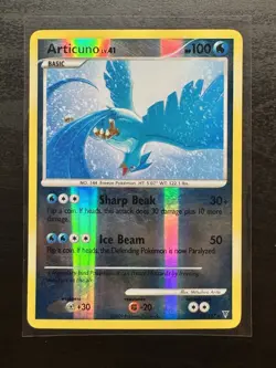 Pokemon TCG Articuno 2009 Supreme Victors 16/147 Reverse Holo Rare Card MP - Image 1