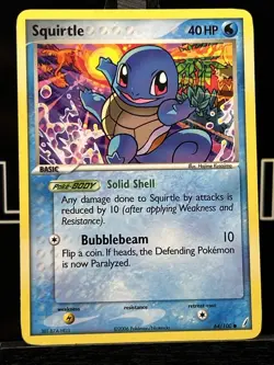 Squirtle - 064/100 64/100 Pokemon Common Crystal Guardians Card Regular - Image 3