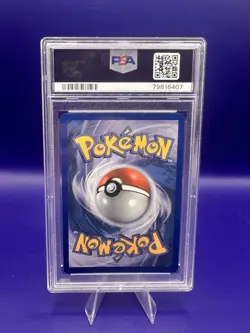 Pokemon Poliwhirl Staff Holo Card 37/95 HGSS PSA 9 - Image 2