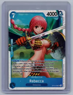 Rebecca OP10-058 Super Rare Royal Blood One Piece Near Mint - Image 1