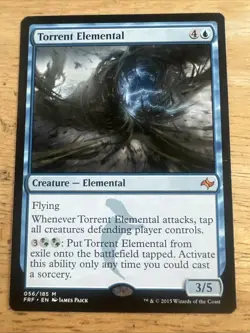 MAGIC MTG FATE REFORGED TORRENT ELEMENTAL #056 NM MYTHIC - Image 1