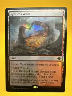 x1 Restless Vents | The Lost Caverns of Ixalan (284) | Foil | NM | Magic MTG - Image 1