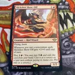 MTG Slickshot Show-Off, NM-Mint, English Outlaws of Thunder Junction - Image 1