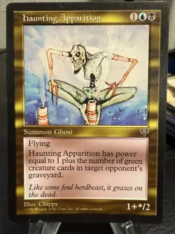 MTG Magic the Gathering Mirage Haunting Apparition - Image 1