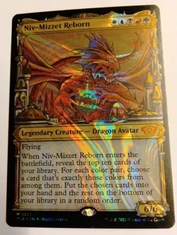 MTG English Niv-Mizzet Reborn (Halo Foil) NM Foil - Image 1
