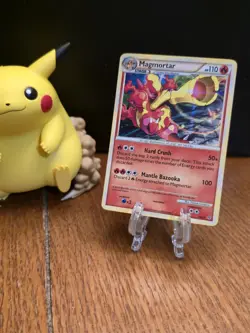 Magmortar 2/95 Holo Foil Rare Pokemon TCG HGSS Unleashed Card 2010 - Image 1