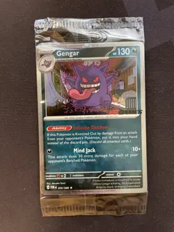 Gengar Small Swirl 050/088 EB Games Promo English Sealed Mint - Pokemon TCG Card - Image 1