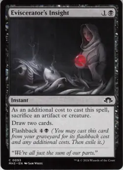 Eviscerator's Insight C Modern Horizons 3 93 NM MTG - Image 1