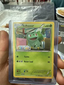 Pokemon TCG Build-A-Bear Workshop 2-Card Lot Bulbasaur 1/108 Jigglypuff 71/111 - Image 1