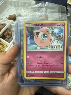 Pokemon TCG Build-A-Bear Workshop 2-Card Lot Bulbasaur 1/108 Jigglypuff 71/111 - Image 2