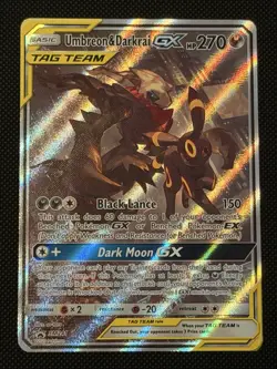 Umbreon & Darkrai GX SM241 TAG TEAM GX Promo Pokemon Card Near Mint - Image 1