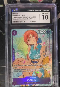 O-Nami (Illustration Box Vol.1) OP05-062 One Piece Promotion Cards Foil - Image 1