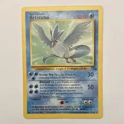 Articuno 17/62 Fossil set Regular Non Holo Rare Unlimited English Pokemon Card - Image 1
