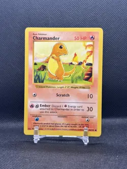 Charmander Shadowless - 46/102 - Common - Base Set - Pokemon Card - Image 1