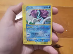 Suicune - H25/H32 - Pokemon Aquapolis Holo Rare Card Moderately Played Vintage - Image 1