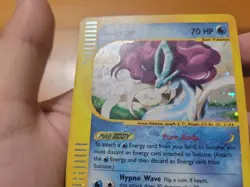 Suicune - H25/H32 - Pokemon Aquapolis Holo Rare Card Moderately Played Vintage - Image 5