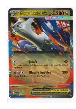 Mega Latias ex 011 Mega Evolutions Black Star Promo Pokemon Card - Image 1