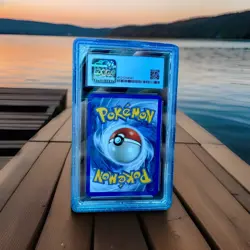 Pokemon TCG Poliwrath Holo Rare Card 24/165 Expedition Set Swirl CGC 9 - Image 2