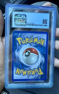Pokemon TCG Poliwrath Holo Rare Card 24/165 Expedition Set Swirl CGC 9 - Image 4