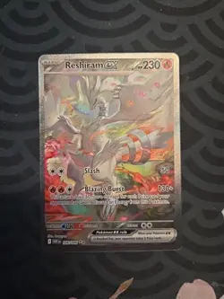 Reshiram EX 166/086 English SIR White Flare MINT Pack Fresh Pokemon TCG Card - Image 2