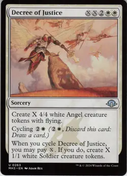 Decree of Justice U Modern Horizons 3 263 NM Normal MTG - Image 1
