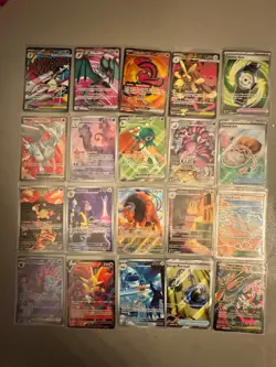 TCG Pokemon Card Lot -English IRs, Full Arts 20 cards - Image 1