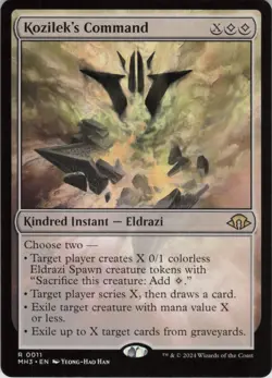 Kozilek's Command R Modern Horizons 3 11 NM MTG - Image 1