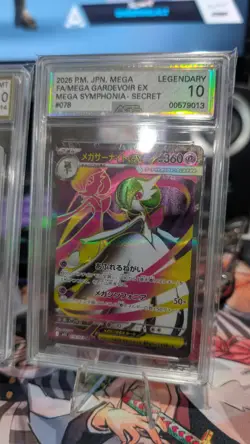 Mega Gardevoir ex 078/063 Mega Symphonia - Grade 10 (AGS) - Pokemon Card Slab - Image 5