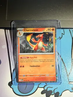 Pokemon Charmeleon PAF 008/091 Cosmos Holo - Dual Swirls - - Image 2