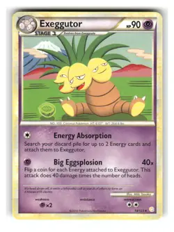 Exeggutor 18/123 Rare HeartGold & SoulSilver Pokemon Lightly Played - Image 1