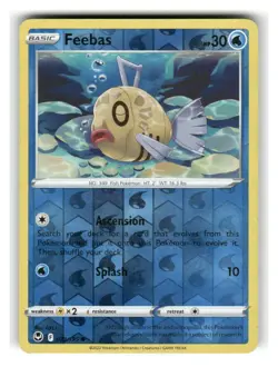 Feebas 039/195 Common Silver Tempest Pokemon Reverse Holo Lightly Played - Image 1