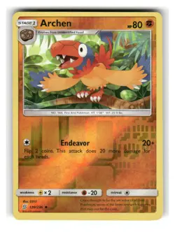 Archen 120/236 Uncommon Unified Minds Pokemon Reverse Holo Lightly Played - Image 1