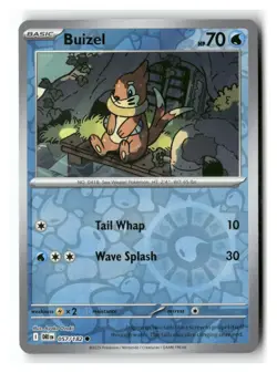 Buizel 057/182 Common Destined Rivals Pokemon Reverse Holo Near Mint - Image 1