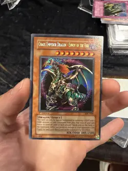 Yu-Gi-Oh! Chaos Emperor Dragon Envoy of the End IOC-000 Secret Rare 1st Edition - Image 1
