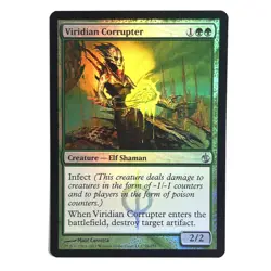 Viridian Corrupter FOIL NM Mirrodin Besieged MTG See Photos Magic the Gathering - Image 1