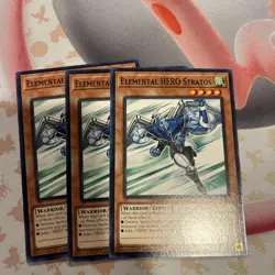 Yugioh - Elemental HERO Stratos HAC1-EN015 NM 1st ed Common - Image 1