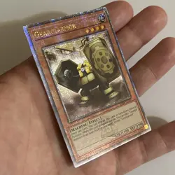 Geargiarmor Quarter Century Secret Rare RA04-EN187 1st Ed Yugioh Tcg NM Single! - Image 2