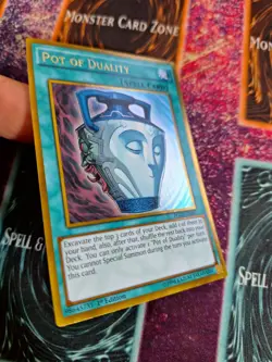 Yu-Gi-Oh! TCG Pot of Duality PGL2-EN055 Gold Rare 1st Edition Near Mint - Image 2