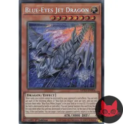 Yugioh Blue-Eyes Jet Dragon MP23-EN004 Secret Rare 1st Edition NM - Image 1