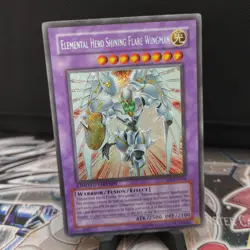 Yugioh Elemental HERO Shining Flare Wingman - CT03-EN004 - Secret Rare - Image 1