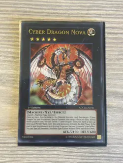 Yu-Gi-Oh Cyber Dragon Nova SDCR-EN038 Ultra Rare 1st Edition - Image 1