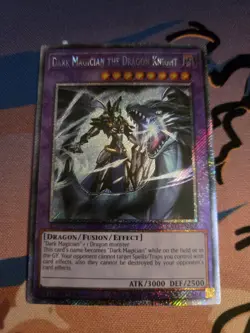 Dark Magician the Dragon Knight (Platinum Secret Rare) RA03-EN268 Yu-Gi-Oh NM - Image 1