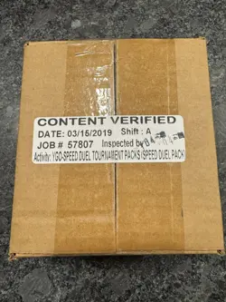 Yu-Gi-Oh! Speed Duel Tournament Pack 1 Brand New Sealed Box 100 Packs - Image 1